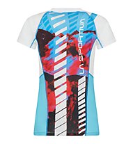 La Sportiva Draft - Trailrunnungshirt - Damen, White/Blue/Red