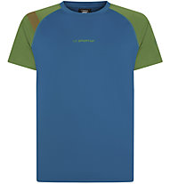 La Sportiva Motion - maglia trail running - uomo, Blue/Green