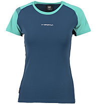 La Sportiva Move - maglia trail running - donna, Blue/Light Blue