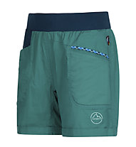 La Sportiva Ramp Short W - Kletterhose - Damen, Light Green/Blue