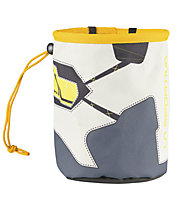 La Sportiva Solution Chalk Bag - porta magnesite, Grey/Yellow