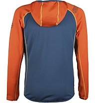 La Sportiva Source - giacca con cappuccio alpinismo - uomo, Blue/Orange