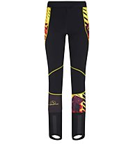 La Sportiva Stratos Racing Pant II - Ski-Rennhose - Herren , Black/Yellow/Orange 