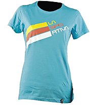 La Sportiva Stripe Logo - T-shirt arrampicata - donna, Blue