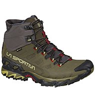 La Sportiva Ultra Raptor Mid Leather GTX - scarpe da trekking - uomo, Green/Grey/Red