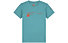 La Sportiva Windy - T-Shirt - Kinder, Light Blue/Orange