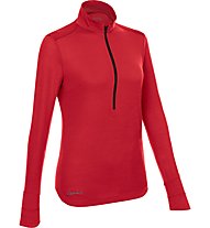 LaMunt Alexandra Long Sleeve Zip - Sweatshirts - Damen, Light Red 