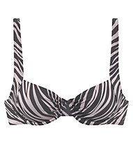 Lascana Zebra Print - Bikinioberteil - Damen, Black/White