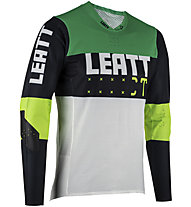 Leatt MTB Gravity 4.0 - maglia MTB a manica lunga - uomo, White/Black/Green