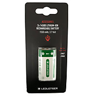 LED Lenser Batteria Lithium-Ion MH7 - batteria ricaricabile, White/Green