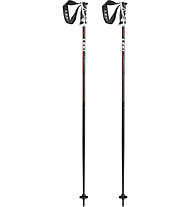 Leki Alpex Viper - bastoncini sci alpino, Black/Red/White