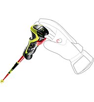 Leki WCR SL 3D - bastoncini sci alpino, Red/Black/Yellow