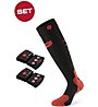 Lenz Heat Sock 5.0 toe cap + rcB 1200 - Heizsocken, Black/Red