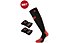 Lenz Heat Sock 5.0 toe cap + rcB 1200 - calze riscaldanti, Black/Red