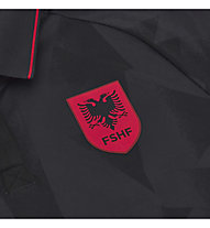 Macron Albania 2024 Third - maglia calcio - uomo, Black/Red