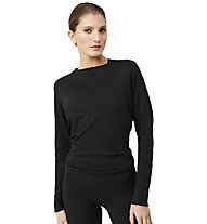 Mandala Back Bow W - Langarmshirt - Damen, Black