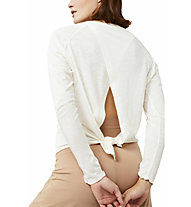 Mandala Back Bow W - Langarmshirt - Damen, White