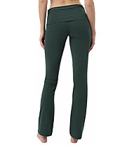 Mandala Classic Rolldown Gots W - pantaloni fitness - donna, Dark Green