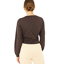 Mandala French Yoga Wrap - Langarmshirts - Damen, Brown