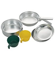 Meru Alu Cooking Set - Kochset, Alu/Green/Yellow