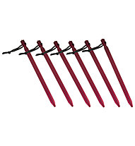 Meru Alu Y-Shape Pegs - picchetto tenda campeggio, Red