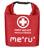 Meru First Aid Kit Waterproof Medium - kit primo soccorso, Red/White