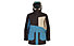 Meru Monviso M - giacca da sci - uomo, Brown/Azure/Beige