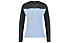 Meru Newhalen W L/S - maglia manica lunga - donna, Light Blue/Black