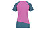 Meru Paihia SS W - T-shirt - donna, Pink/Blue