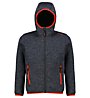 Meru Taunton Boys Knitfleece - felpa in pile - bambino, Dark Grey