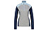 Meru Vordingborg W - Fleecepullover - Damen, Grey/Blue/Azure