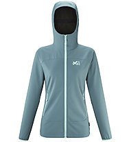 Millet Magma Shield Hoodie W - giacca softshell - donna, Light Blue