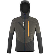 Millet Rutor Xcs Air Hoodie M - giacca softshell - uomo, Black/Green/Orange