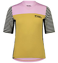 Mons Royale Redwood Enduro VT - maglia MTB - donna, Yellow/Pink