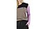 Mons Royale Yotei BF LS - Langarmshirt - Damen, Pink/Black/Brown