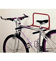 Mottez Wandhalter/Fahrradhalter für zwei Räder, Black