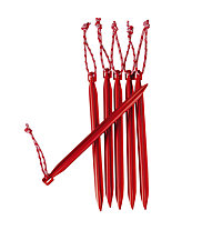 MSR Mini-Groundhog Stake Kit - picchetti per tenda, Red