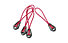MSR Universal Zipper Pulls - Zeltzubehör, Red/Black