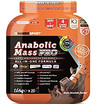 NamedSport Anabolic Mass Pro - integratore alimentare 1,6 kg, Dark Chocolate