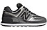 New Balance 574 Metallic Leather - sneakers - donna, Black