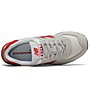 New Balance 574 Seasonal - Sneaker - Damen, Grey/Red