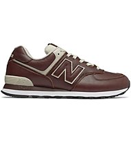 New Balance M574 Luxury Leather - sneakers - uomo, Brown