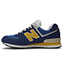 New Balance ML574 - sneakers - uomo, Blue/Yellow