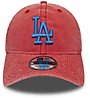 New Era Cap 9twenty Washed MLB LA Dodgers - cappellino, Red