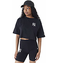 New Era Cap Le Crop W - T-Shirt - Damen, Black
