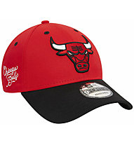 New Era Cap Nba Side Patch 9 Forty Chicago Bulls - cappellino, Red/Black