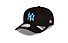 New Era Cap Neon Pop Outline 9Fifty NY Yankees - Kappe, Black/Light Blue/White