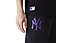 New Era Cap NY League Essential - pantaloni lunghi - uomo, Black/Violet