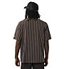 New Era Cap Oversized Pinstripe - T-Shirt - Herren , Brown