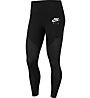 Nike Air 7/8 - pantaloni running - donna, Black